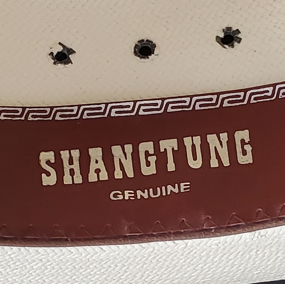 Texas Hat Company Genuine Shantung 20X Western Cowboy Hat, Natural, Sz 7 1/4" - Picture 11 of 15